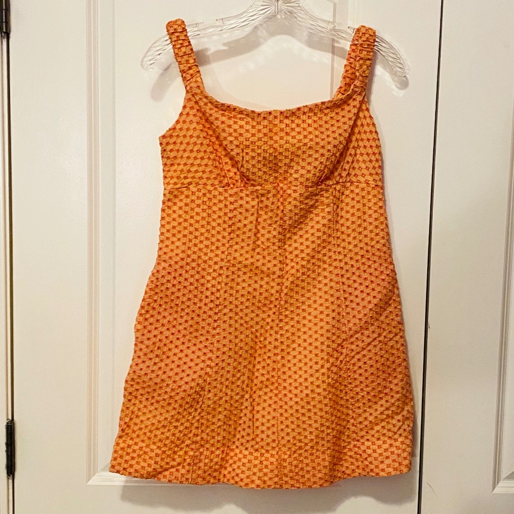 FREE PEOPLE Berry Kiss Embroidered Off-the-Shoulder Mini Dress - Size SMALL (S)